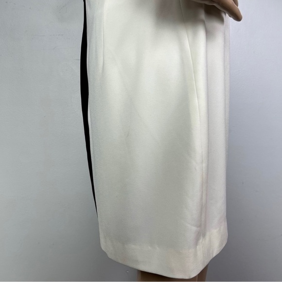 HALSTON HERITAGE COLORBLOCK MINI DRESS - Picture 5 of 11